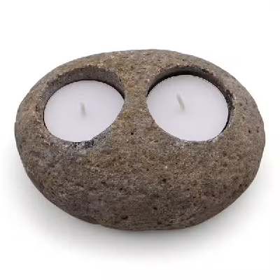 Riverside Stone Candle Holders